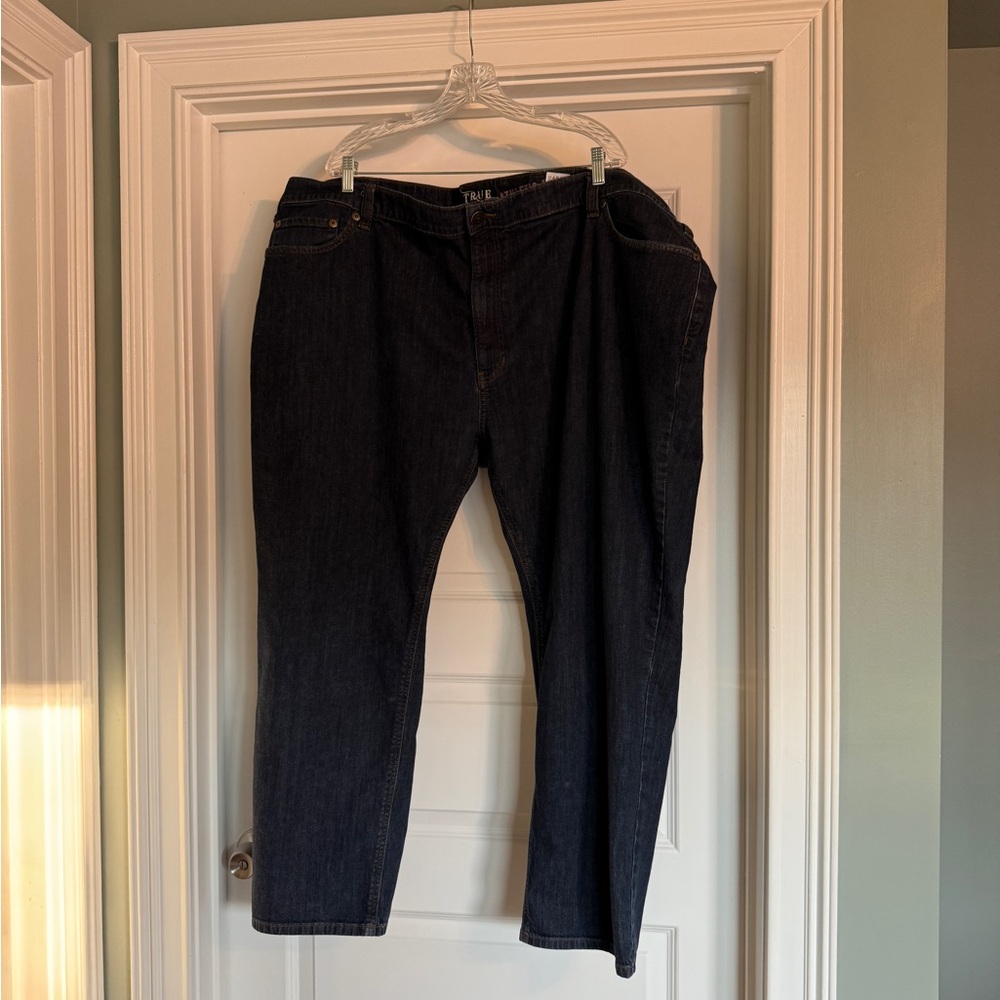 Athletic fit jeans from DXL. Dark wash. Size 56x30